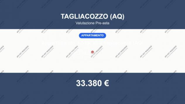 Immobile in asta di 84 m² in vendita a Tagliacozzo