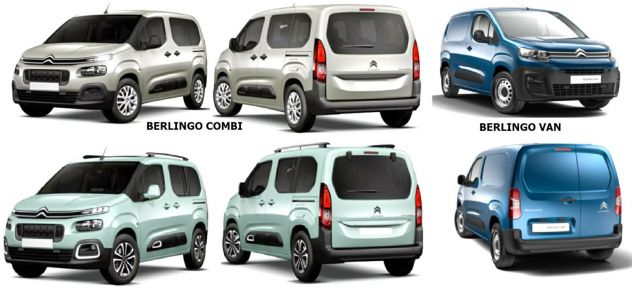 MUSATA FRONTALE COMPLETO CITROEN BERLINGO DAL 2018 IN POI