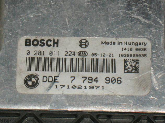 0281011224 ECU CENTRALINA BMW 530D 0281011224 EDC16C1-4 DDE7794906 7794906 - Foto 2