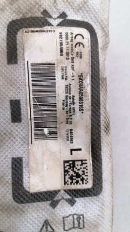 AIRBAG SEDILE SX OPEL CORSA F 2019 9821954880 - Foto 2