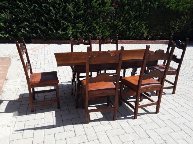 Tavolo fratino in legno massello - Foto 2