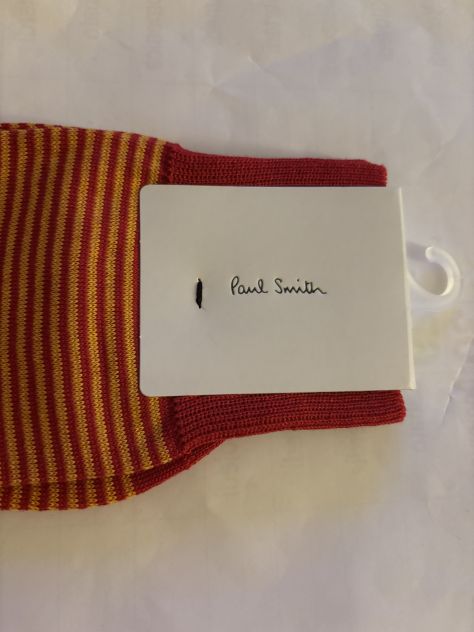 CALZE NUOVE CON CARTELLINO FIRMATE ORIGINALI”PAUL SMITH”MADE IN ITALY DA UOMO - Foto 6