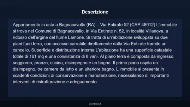 Immobile in asta di 161 m² con più di 5 locali in vendita a Bagnacavallo - Foto 11