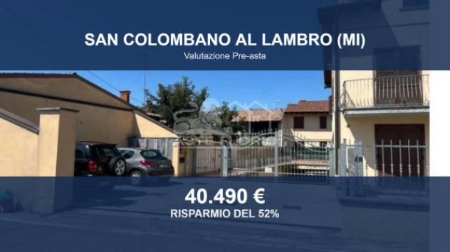Immobile in asta di 142 m², box auto in vendita a San Colombano al Lambro