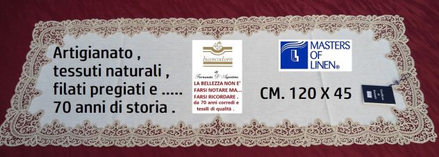 CENTRI LINO PIZZO TOMBOLO E CANTU' FATTI A MANO 5 MODELLI - Foto 4