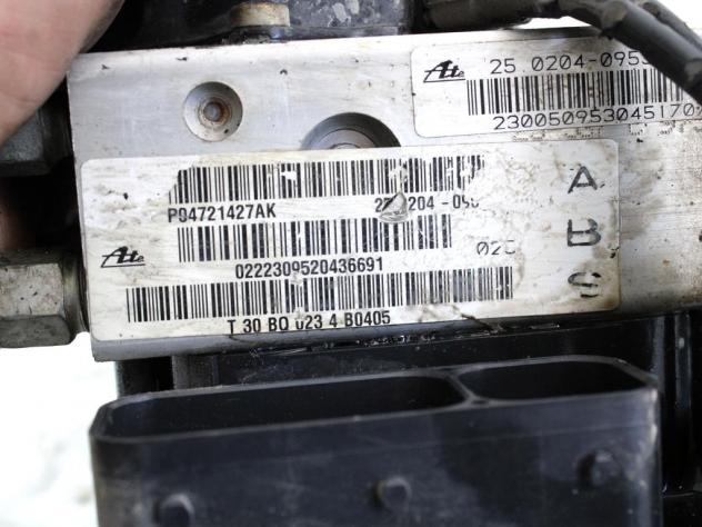 04721427AK CENTRALINA POMPA AGGREGATO ABS CHRYSLER VOYAGER 2.8 D 110KW AUT 5P (2004) RICAMBIO USATO 25.0204-0952.4 25.0204-0953.3 04686702AE 25.0946-0 - Foto 7