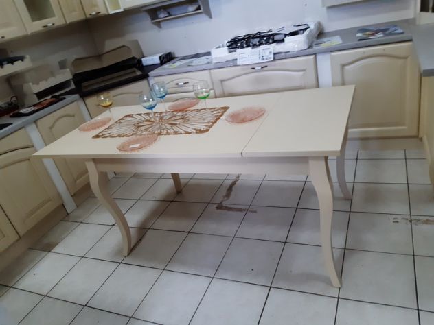 TAVOLO RETTANGOLAB. ALLUNG. 80X140 + 42 COD. 20123 - Foto 10