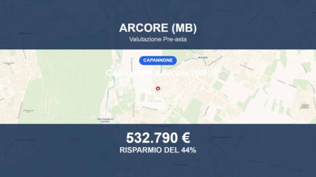 Immobile in asta di 1580 m² in vendita a Arcore
