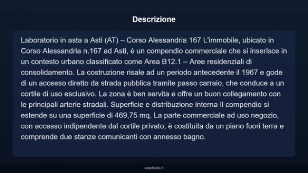 Immobile in asta di 469 m² in vendita a Asti - Foto 4