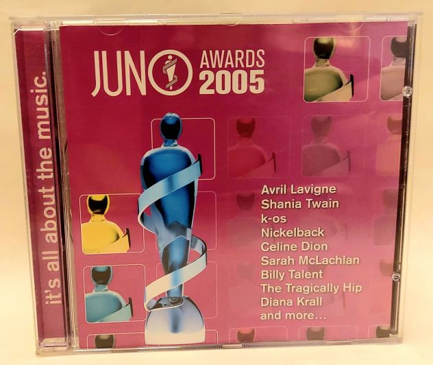 CD compilation:Juno Awards 2005.It's all about the music Warner Music WTVD 62180
