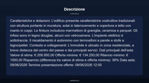 Immobile in asta di 263 m² con più di 5 locali in vendita a San Martino di Lupari - Foto 12