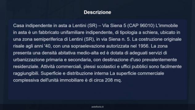 Immobile in asta di 208 m², box auto in vendita a Lentini - Foto 17