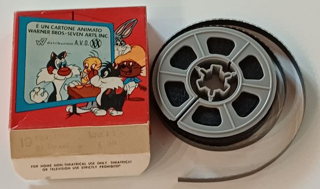 Filmino Super 8, Gatto Silvestro, Titti, Silvestrino, Speedy Gonzales e Bugs Bun - Foto 3