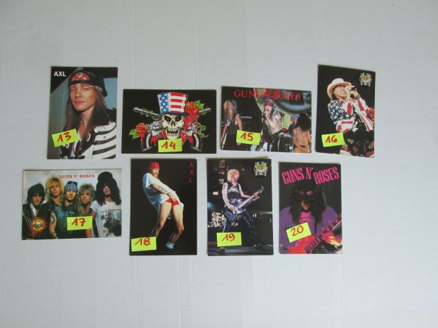 GUNS N' ROSES cartolina 10 x15 vintage da collezione - Foto 2