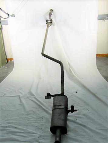 1730KF MARMITTA TUBO DI SCARICO CON SILENZIATORE TERMINALE POSTERIORE PEUGEOT 308 SW 1.6 D 68KW 5M 5P (2012) RICAMBIO USATO