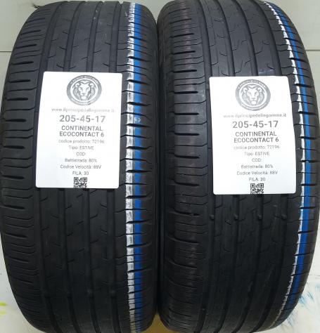 2 GOMME 205 45 17 CONTINENTAL A72196