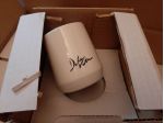 TAZZINE  CON PIATTINO PORTA DESSERT DOLCE VITA  FIRMATE