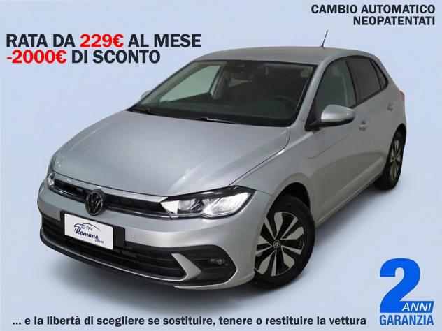 Volkswagen Polo 1.0 TSI DSG Edition Plus 95cv#OK NEO PATENTATI!