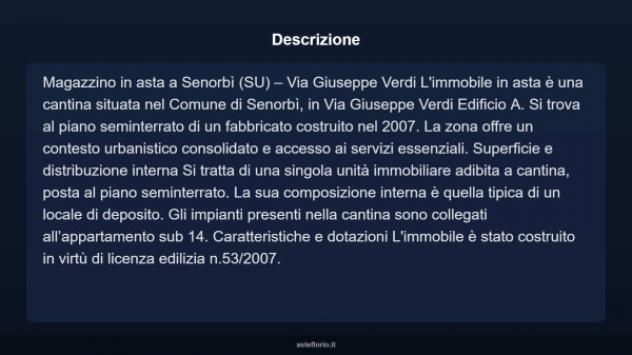Immobile in asta di 30 m² in vendita a Senorbì - Foto 3