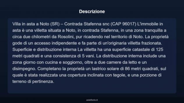 Immobile in asta di 125 m² in vendita a Noto - Foto 4