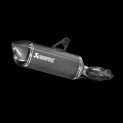 Scarico Akrapovic Slip on Titanio carbonio Evolution Line collettori - Foto 5