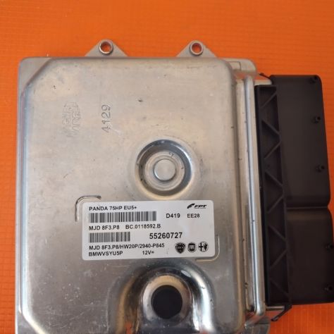 CENTRALINA MOTORE MAGNET MARELLI MJD 8F3.P8 55260727 FIAT PANDA - Foto 5