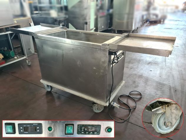 carrello richiudibile riscaldato bagnomaria usato - Foto 3
