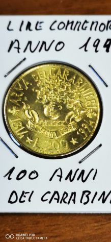 200 LIRE COMMEMORATIVE 100 ANNI ARMA DEI CARABINIERI - Foto 2