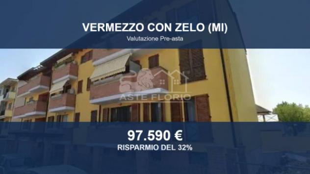 Immobile in asta di 89 m², box auto doppio in vendita a Vermezzo con Zelo