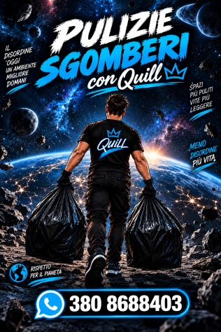Pulizie sgomberi con QUILL