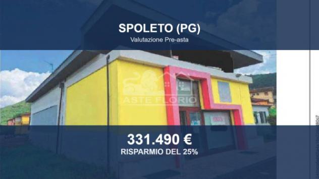 Immobile in asta di 322 m² in vendita a Spoleto