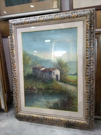 QUADRO "PAESAGGIO CON CASE RURALI" - Foto 3
