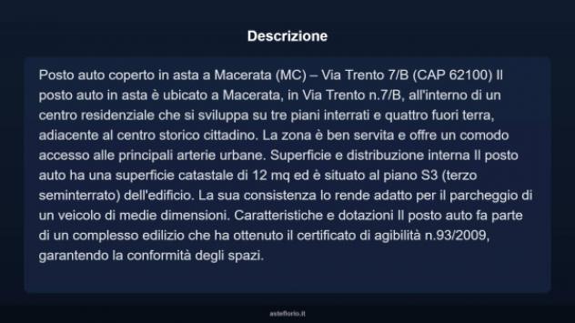 Immobile in asta di 12 m² in vendita a Macerata - Foto 3