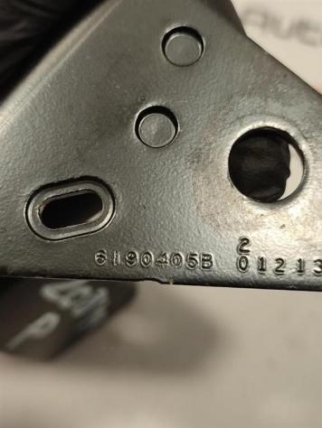 AGGANCIO CINTURA DI SICUREZZA POSTERIORE PEUGEOT 208 Serie 6190405B SX HM01 (1219) - Foto 4