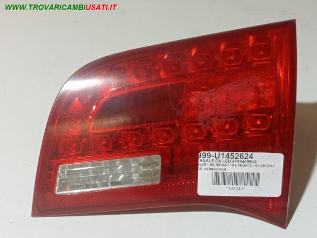 FANALE DX LED 4F9945094A 999-U1452624 Parti elettriche  Fanaleria  Fanali  Fanale post. dx. AUDI - A6 ALLROAD - 2006  2012