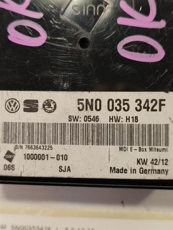 MODULO INTERFACCIA MULTIMEDIALE VOLKSWAGEN Polo 5° Serie 5N0035342F (0917) - Foto 2