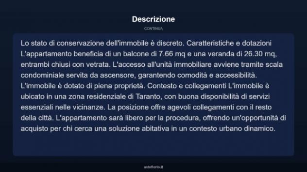 Immobile in asta di 137 m² in vendita a Taranto - Foto 5