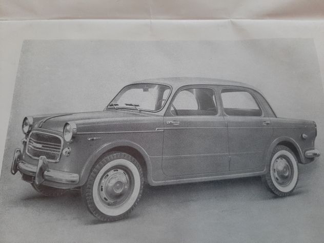FIAT 1100 NORMALE/LUSSO/FAMILIARE ANNO 1960 ORIGINALE - Foto 3