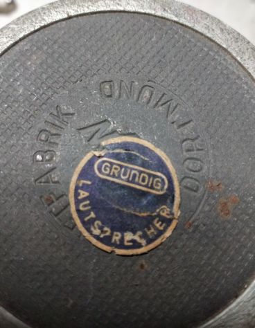 2 GRANDI ALTOPARLANTI DI RADIO D'EPOCA ANNI 40/50 - Foto 3