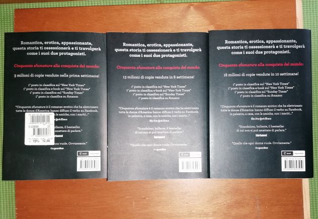 E L James Cinquanta sfumature di rosso - Foto 4