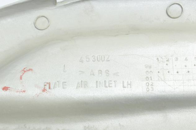 CARENA CENTRALE SINISTRA TGB F409 150 453002 LEFT SIDE CENTRAL FAIRING CON GRAFFI ATTACCHI DANNEGGIATI - Foto 3