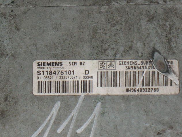 S118475101 ECU CAMBIO PEUGEOT CITROEN S118475101D 9654953980 9640922780 - Foto 2
