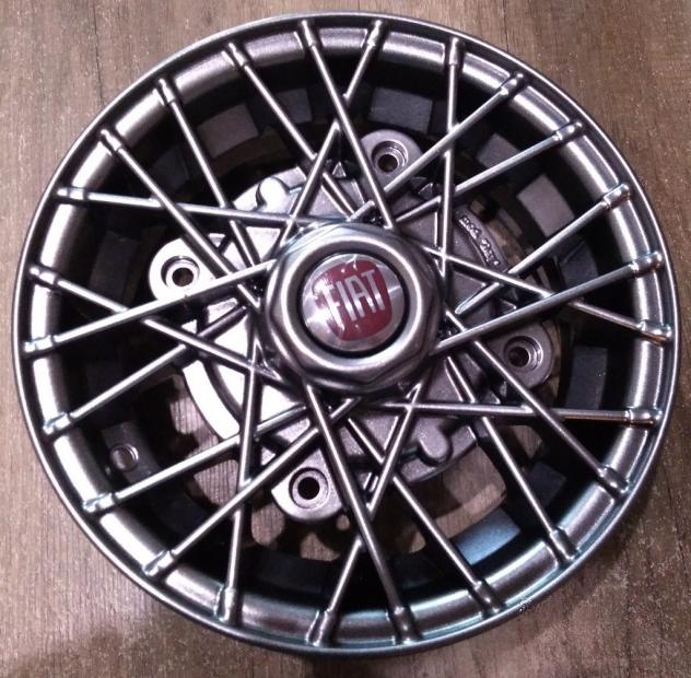 Cerchi RAY crome 4,5x12 4x190 fiat 500 l f r - Foto 8