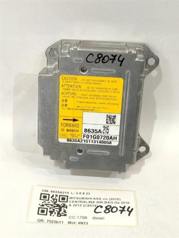 CENTRALINA AIRBAG MITSUBISHI ASX 1° Serie 8635A215 4N13 (10)
