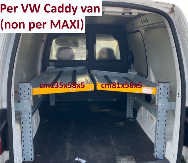 Allestimento furgone Caddy van usato