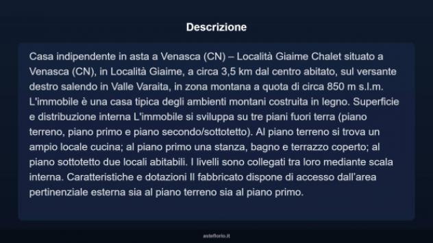 Immobile in asta di 3128 m² in vendita a Venasca - Foto 2