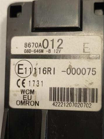 CENTRALINA KEYLESS MITSUBISHI Outlander Serie (CW0) 8670A012 G8D-646M-B 4HN diesel 2179 (0709) - Foto 2