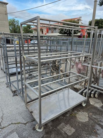 CARRELLO PER STAGIONATURA SALUMI
