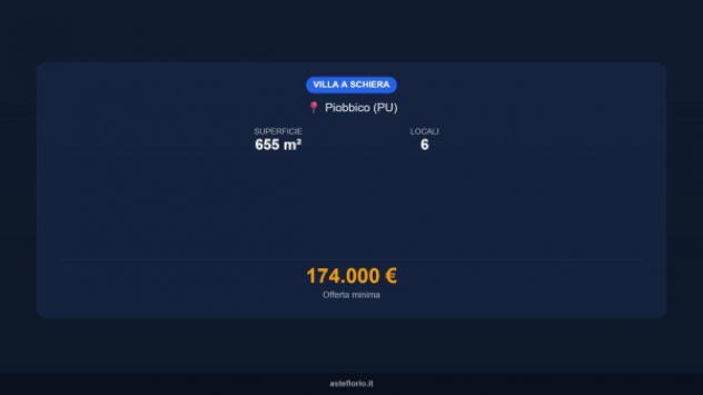 Immobile in asta di 655 m² in vendita a Piobbico - Foto 16