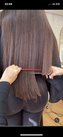 Ragazza capelli lunghissimi